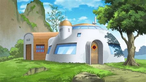 la casa de goku|goku house in dragon ball.